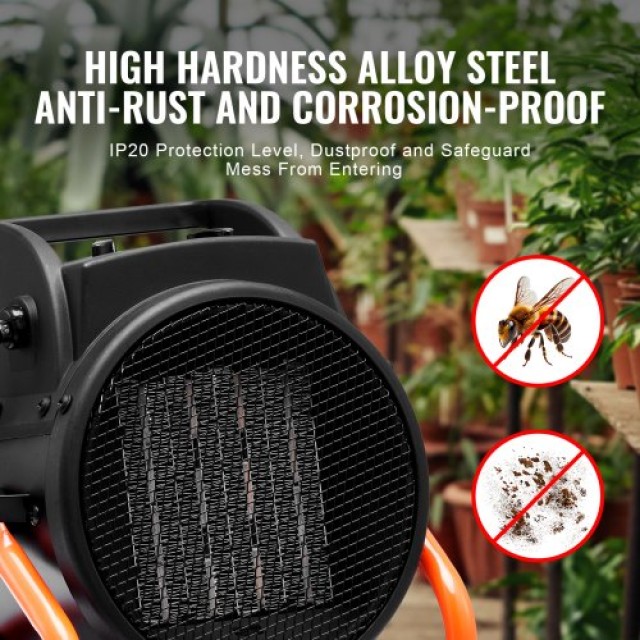 VEVOR Θερμαντήρας Θερμοκηπίου 2000W με Προστασία Υπερθέρμανσης  WSJRQPTCWDLWMWKRYV2