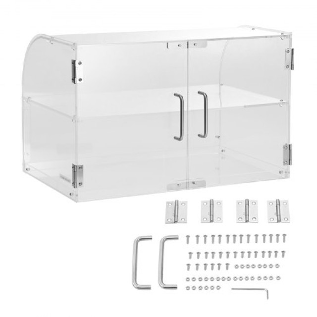 Δίπατη Βιτρίνα Ζαχαροπλαστικής VEVOR, 22x14x14  YKLMBZSJYKL2HBKHNV0
