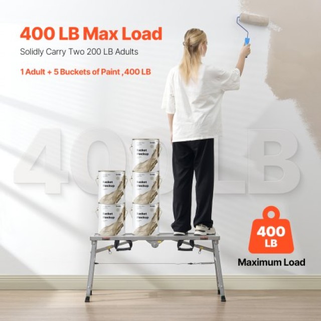 VEVOR  Ρυθμιζόμενη Φορητή Σκαλωσιά 400 lb  BXSZDJSJZJ458V32EV0