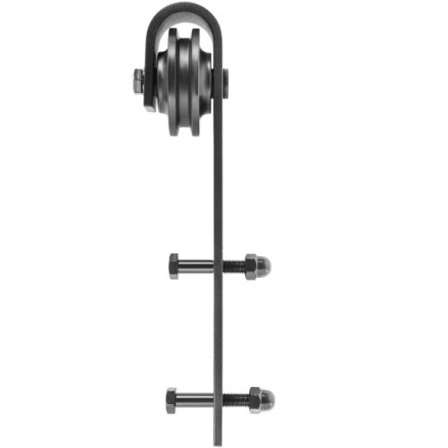 Σετ Συρόμενης Πόρτας VEVOR 12FT, Αντοχή 330LBS, Διπλό Σετ Ανάρτησης, Ανθρακοχάλυβας, Για Πόρτες 1.57-1.77 & 6FT Πλάτος  HDGCDGSMJ12FTLOOQV0