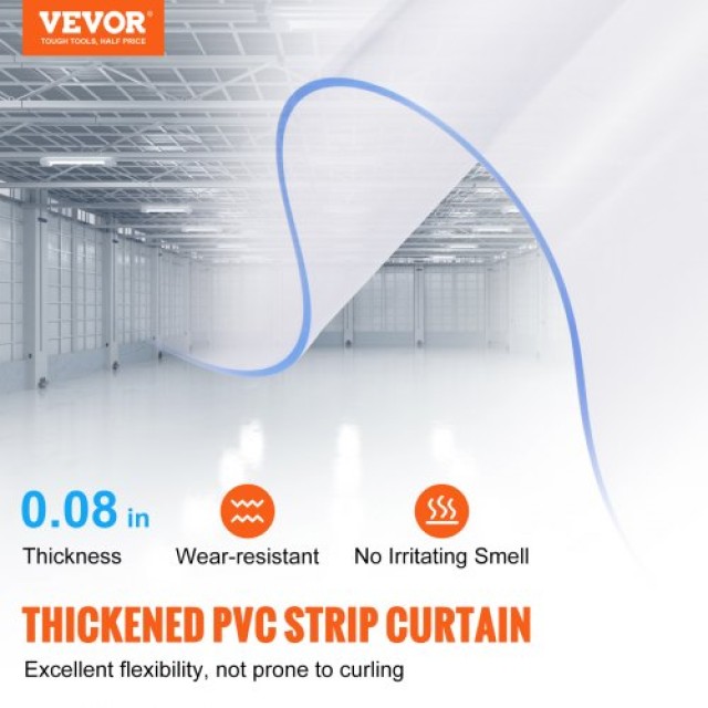 Κουρτίνα Πόρτας VEVOR PVC 42 x 84 Ψυγείου Διάφανη Πλαστική  PZMLPZPTLGGHMBT3GV0
