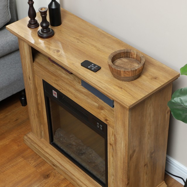 HOMCOM  Ηλεκτρικό Τζάκι 1800W με Φλόγα 3D, Χρονοδιακόπτη και Τηλεχε... HOMCOM  Ηλεκτρικό Τζάκι 1800W με Φλόγα 3D, Χρονοδιακόπτη και Τηλεχε...