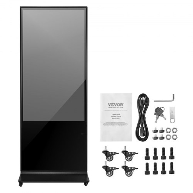 VEVOR 55 Ψηφιακή Οθόνη Αφής 4K UHD Δάπεδο Kiosk CPKDZGGT4K558KB0LV2