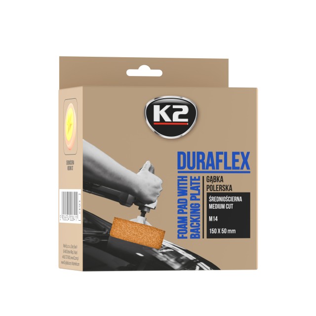 K2 DURAFLEX Σφουγγάρι Γυαλίσματος με σπείρωμα M14 L642