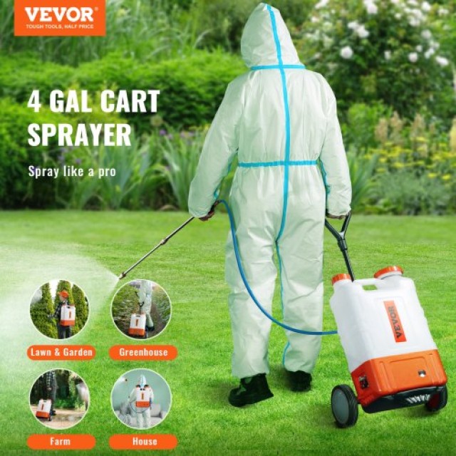 Ψεκαστήρας Πλάτης VEVOR 15L 0–94 PSI  BBSPPPPE416L4EAKOV2