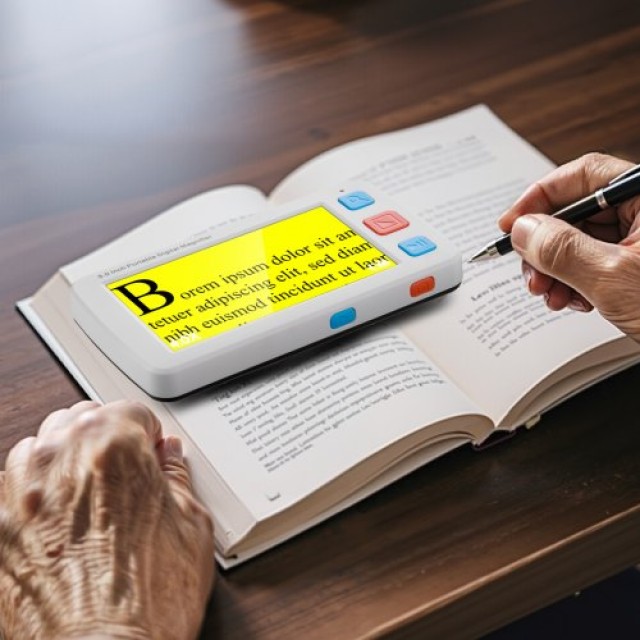 VEVOR Φορητό Ψηφιακό Μεγεθυντικό Μέσο, 127mm HD Ηλεκτρονικό Βίντεο ...