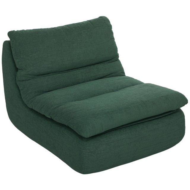 HOMCOM Πράσινη Βελούδινη Καρέκλα 82x103x75 εκ 83B-294V00GN