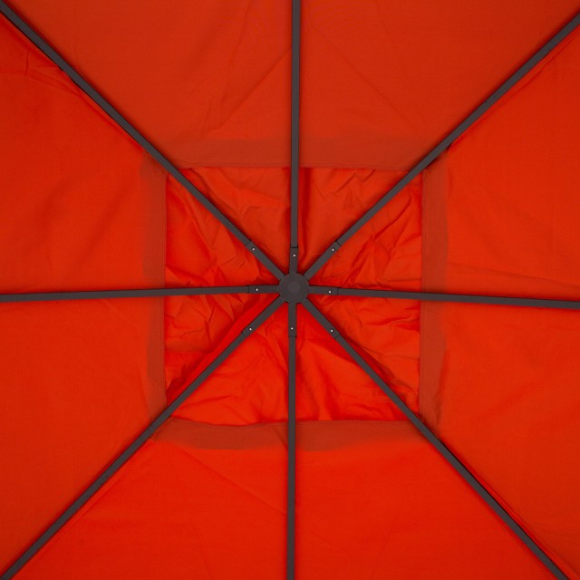 Outsunny Ανταλλακτική οροφής για Gazebo 3x3m σε αδιάβροχο Anti-UV πολυεστέρα, πορτοκαλί 84C-141OG