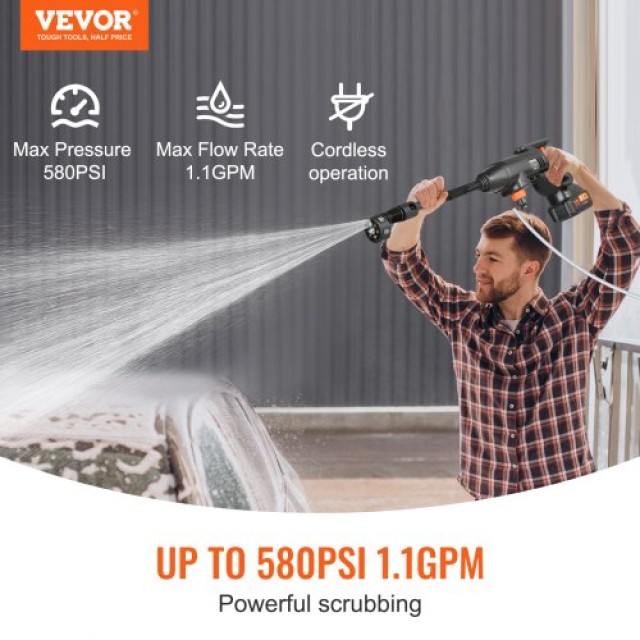 Φορητό Πλυστικό Υψηλής Πίεσης VEVOR 580 PSI  WSLSGYQXJYSD1B7QRV2
