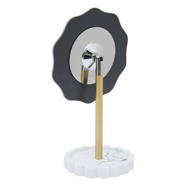 5FIVE Simply smart Επιτραπέζιος Καθρέφτης με Εφέ Μαρμάρου και Χρυσή...