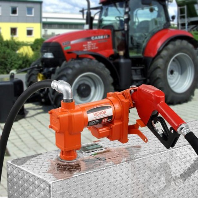 VEVOR Αντλία Μεταφοράς Καυσίμου 12V DC, Αυτοκίνητη 16 GPM, με Αυτόμ...