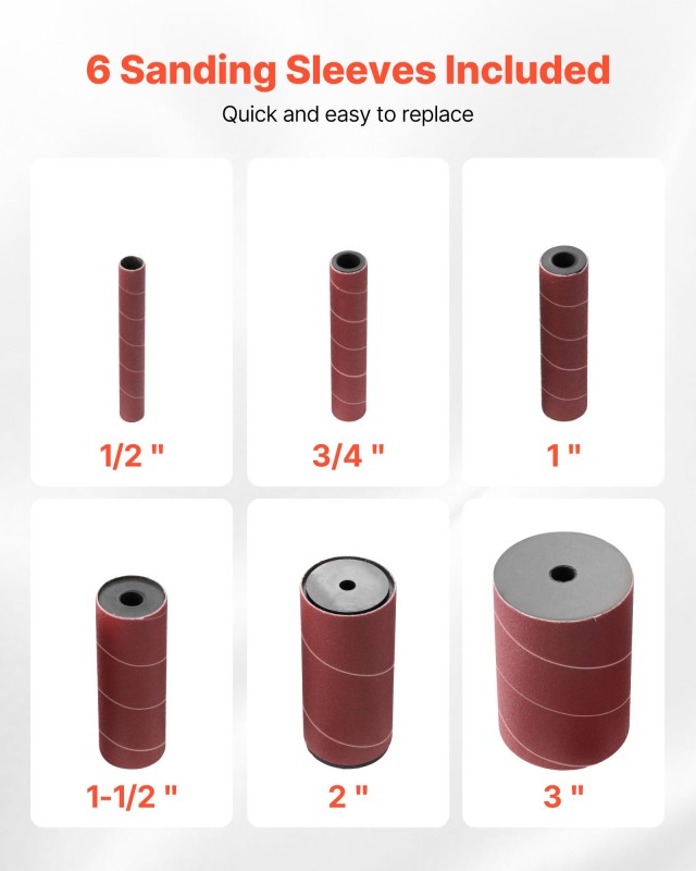 VEVOR Παλινδρομικό Τριβείο με 6 Δοχέια (12.7–76.2 mm), 15mm Διαδρομ...
