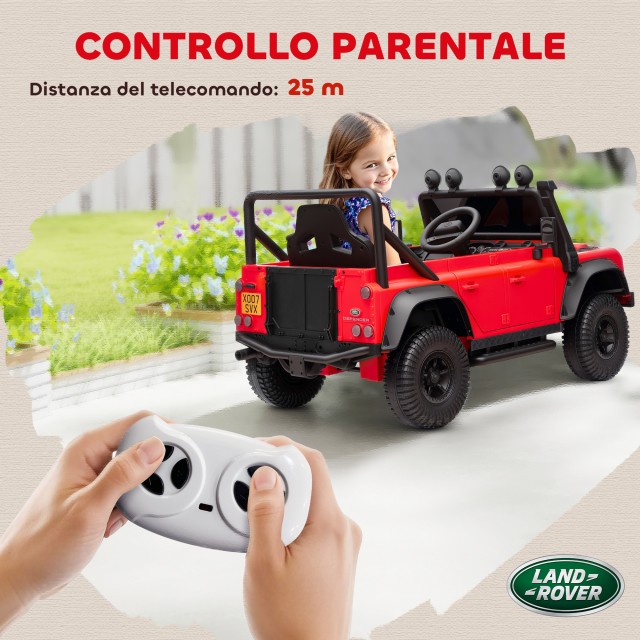 AIYAPLAY Ηλεκτρικό Αυτοκίνητο για Παιδιά 3-5 Ετών Land Rover Offici...