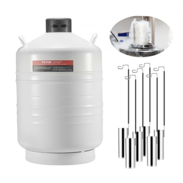 Δοχείο Υγρού Αζώτου VEVOR 30L με 6 Κανίστρες  CZXYDG30L000QLL0HV0