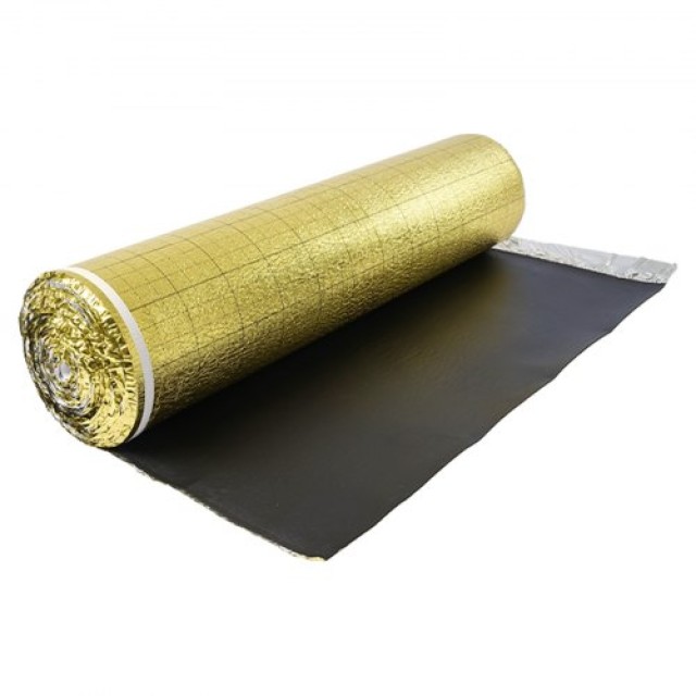 VEVOR Χρυσό Υπόστρωμα Δαπέδου 18.6 m² Ρολό 3mm Ατμοφράκτης Ηχομόνωσ...