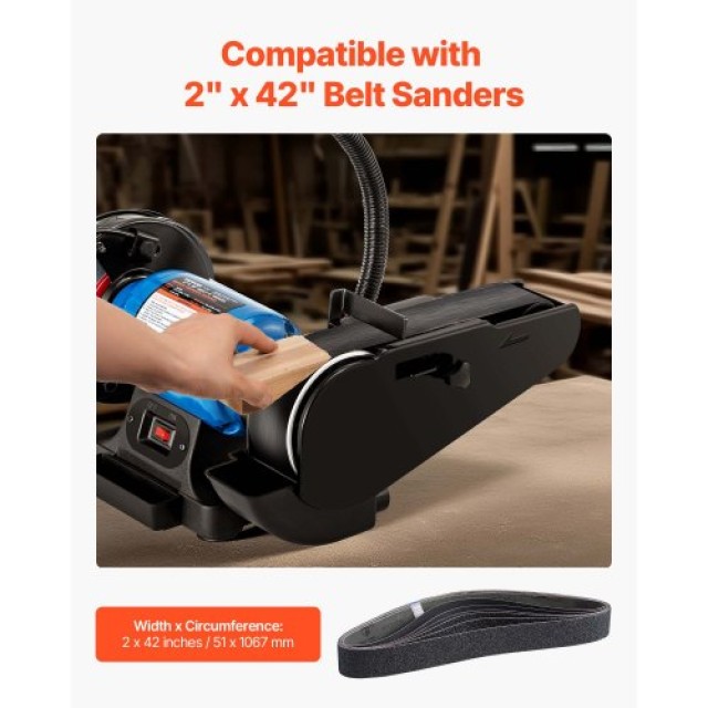 VEVOR Σετ Ταινιών Λείανσης 50mm x 1066mm, 6 Τεμ. (Κόκκοι 36-120) Κα... VEVOR Σετ Ταινιών Λείανσης 50mm x 1066mm, 6 Τεμ. (Κόκκοι 36-120) Κα...