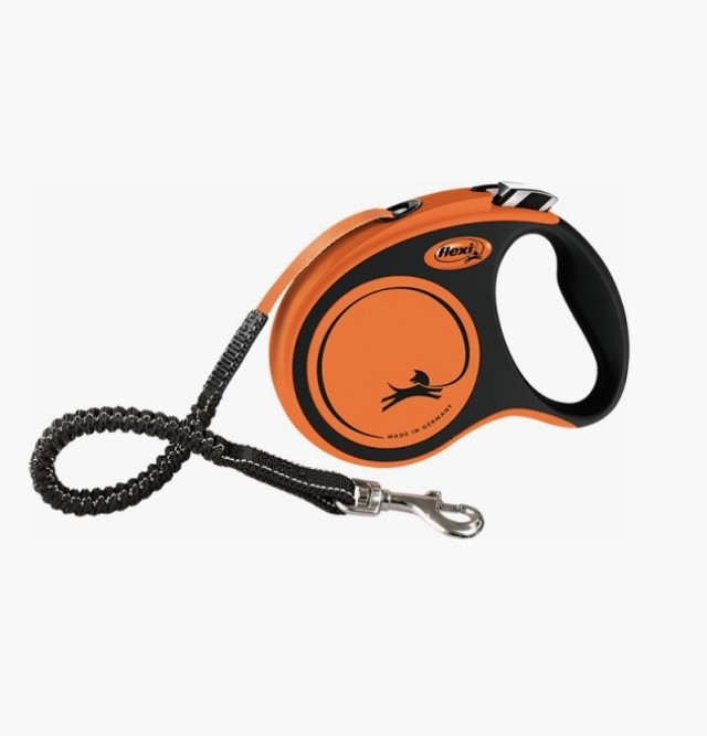 Πτυσσόμενο Λουρί/Οδηγός Σκύλου Flexi Xtreme L  Ιμάντας 5m Έως 60kg Μαύρο/Πορτοκαλί4000498034408 Flexi