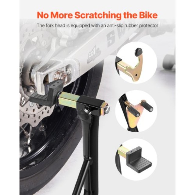 VEVOR Μοτοσικλέτας Μπροστινή & Πίσω Ανύψωση 1100 lbs Paddock Swinga...