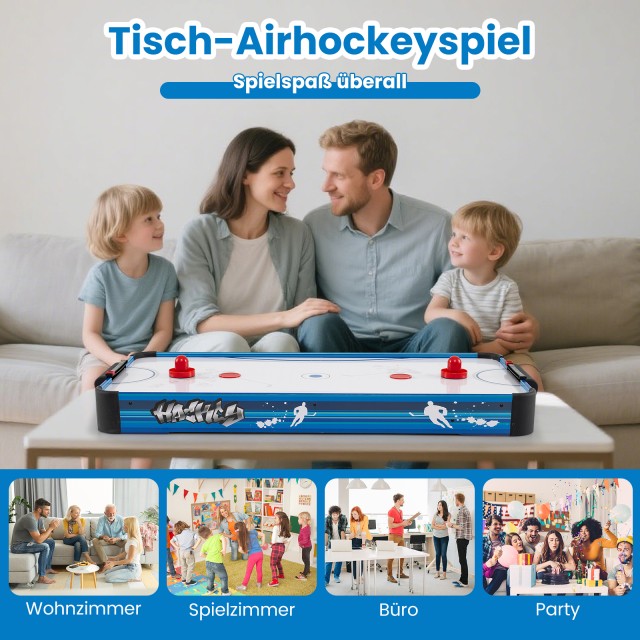 Costway  Ηλεκτρικό Τραπέζι Air Hockey με Μοτέρ 12V & Αξεσουάρ (2 Πο...