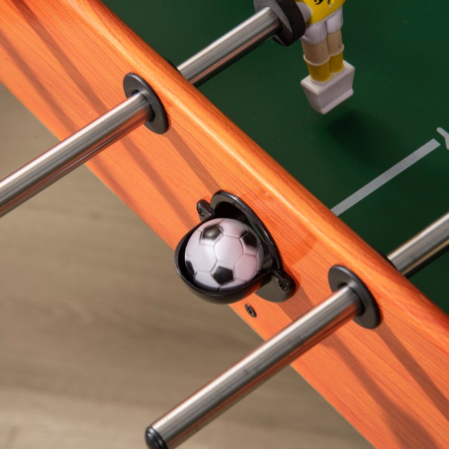 Τραπέζι HOMCOM Foosball για παιδιά με αντιολισθητικές λαβές, ταμπλό και μπάλες, 118x104x69cm A70-062V00MX