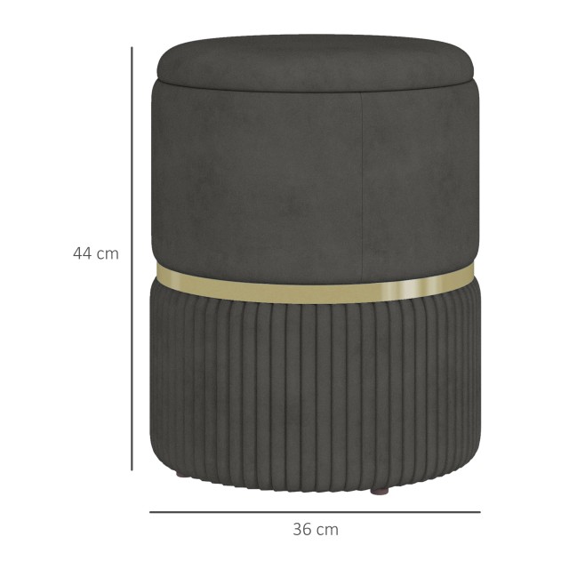 HOMCOM Storage Pouf 120 kg max για Σαλόνι, Είσοδο και Υπνοδωμάτιο, ...