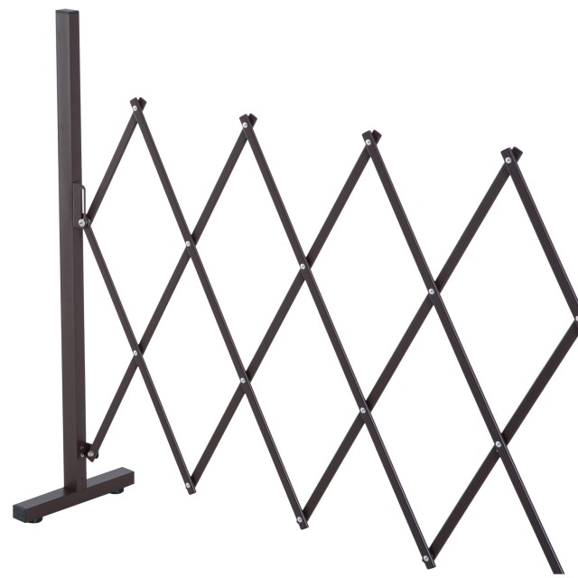 Outsunny Scissor Gate Fence Extendable Scissor Barrier 35-300cm Κήπ...