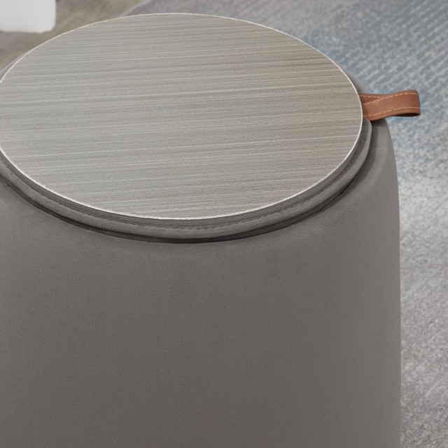 HOMCOM 2 σε 1 Velvet Storage Ottoman Convertible σε Τραπεζάκι Σαλον...