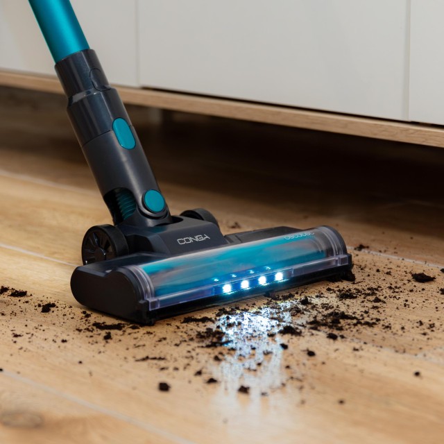 CECOTEC  Ασύρματη Σκούπα Conga Rockstar 1500 Horizon X-Treme XL με 215W, 60 Αυτονομία, Μικτή Βούρτσα, Parallel Cyclone System, Δοχείο 600ml  CEC-102266