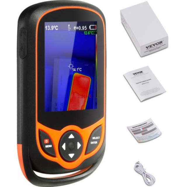 VEVOR Φορητή Θερμική Κάμερα 256x192 Ανάλυση IR με WiFi KDSRCXY25619...