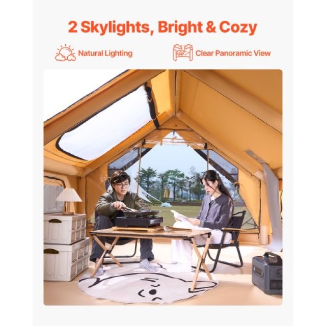 VEVOR Φουσκωτή Σκηνή Glamping 5-8 Ατόμων με Αντλία KJZP431MCQWZ4I93RV0 VEVOR Φουσκωτή Σκηνή Glamping 5-8 Ατόμων με Αντλία KJZP431MCQWZ4I93RV0