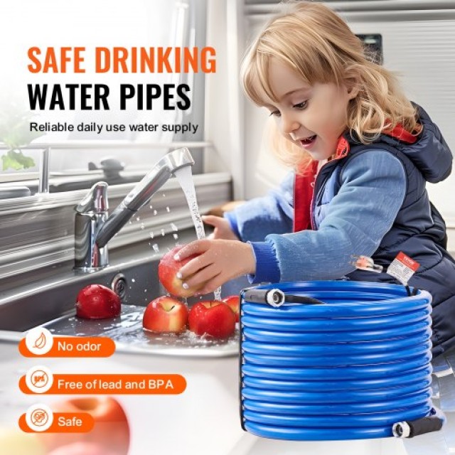 VEVOR 30m Θερμαινόμενος Σωλήνας Νερού για RV -45℉ Αντιψυκτικός Πόσι...