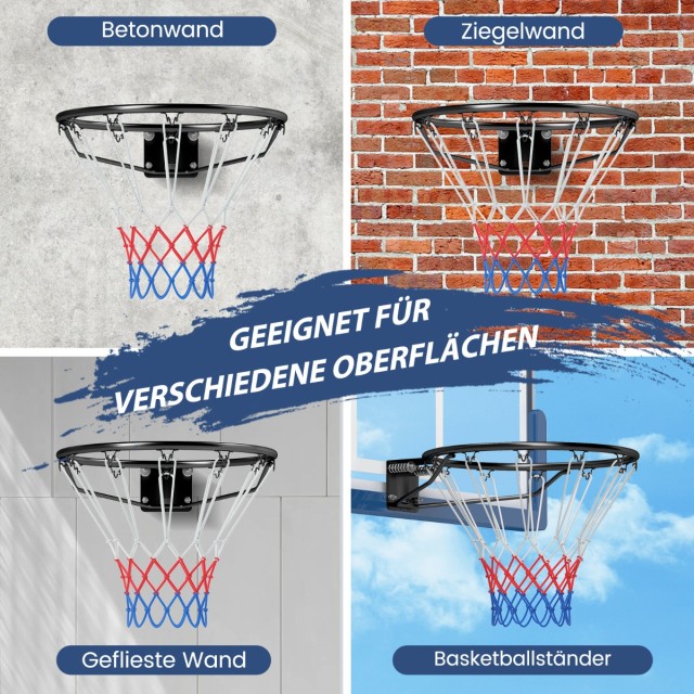 Costway Ανθεκτική Μπασκέτα με Διπλό Ελατήριο και Ανθεκτικό Δίχτυ γι... Costway Ανθεκτική Μπασκέτα με Διπλό Ελατήριο και Ανθεκτικό Δίχτυ γι...