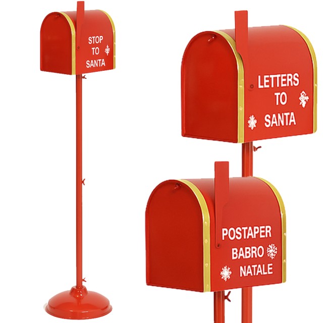 BAKAJI Ταχυδρομικό Κουτί για Γράμμα στον Άγιο Βασίλη, Χριστουγεννιά...