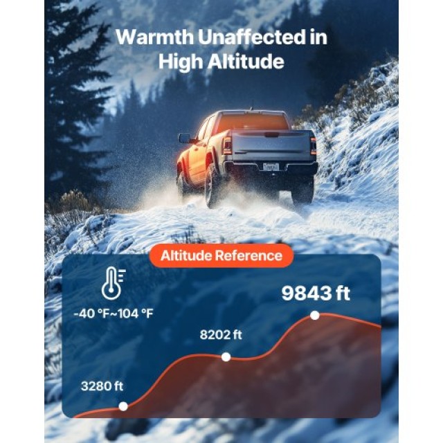 VEVOR Θερμαντήρας Αέρος Ντίζελ 8 kW με Λειτουργία DC 12-24 V και Μα...