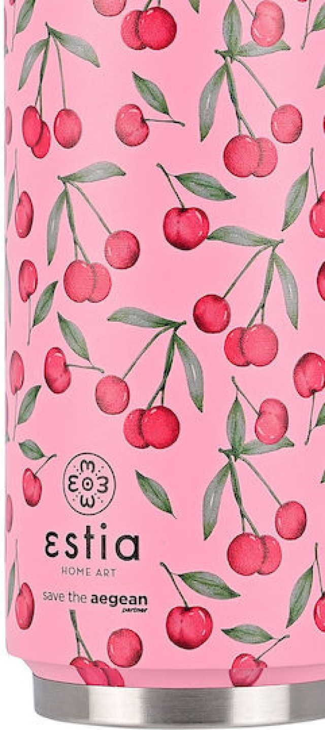 ESTIA Θερμός Ταξιδιού 500ml Save the Aegean - Κερασάκι Ρόδος 01-16791