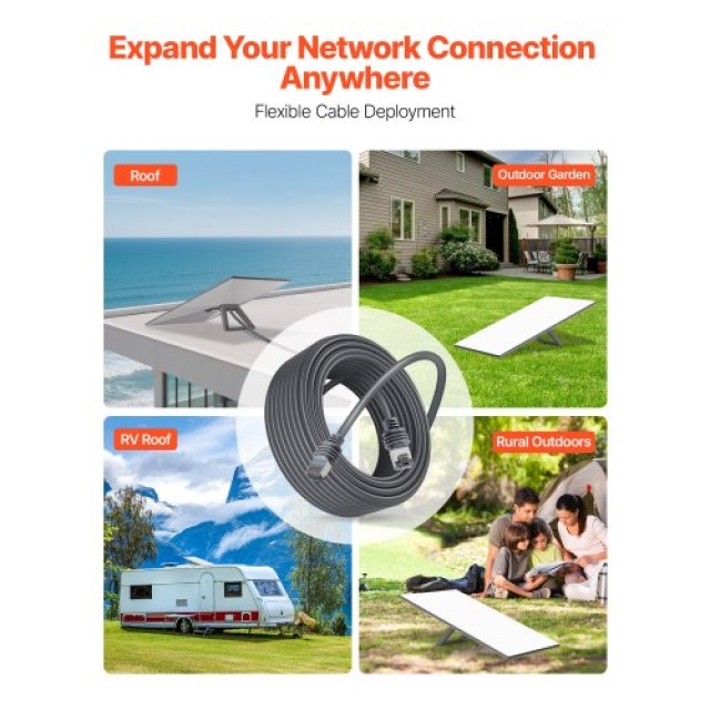 VEVOR Καλώδιο Επέκτασης Starlink Gen 3 - 150 FT - 1200 Mbps XLYZDLG...