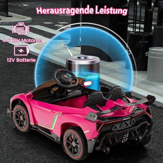 Costway  Παιδικό Ηλεκτρικό Αυτοκίνητο Lamborghini με Τηλεχειριστήρι...