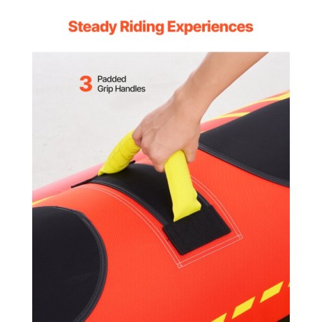 VEVOR Φουσκωτό Τρίδυμο Σωλήνα Θαλάσσης 510lbs για 1-3 Άτομα CQTL2QX... VEVOR Φουσκωτό Τρίδυμο Σωλήνα Θαλάσσης 510lbs για 1-3 Άτομα CQTL2QX...