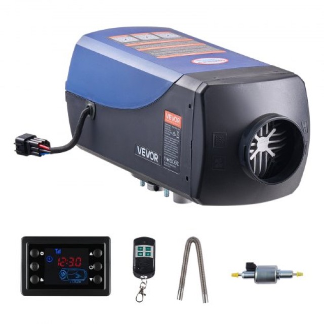 VEVOR Φορητός Πετρελαίου Αερόθερμος 8KW DC 12V/24V με Δεξαμενή 10L ...