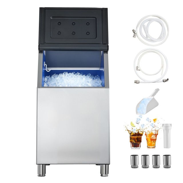 VEVOR Ανοξείδινη Επαγγελματική Δεξαμενή Πάγου 136 KG με Αντιολισθητ...