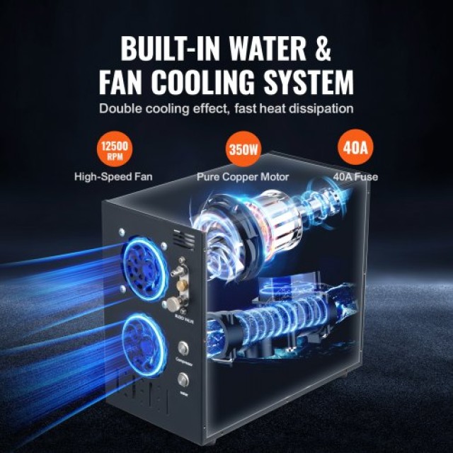 VEVOR Φορητός Συμπιεστής Αέρα PCP, 4500PSI/30Mpa  Συμπιεστής PCP Αεροβόλου QQGYCQJ350WFB61NXV2
