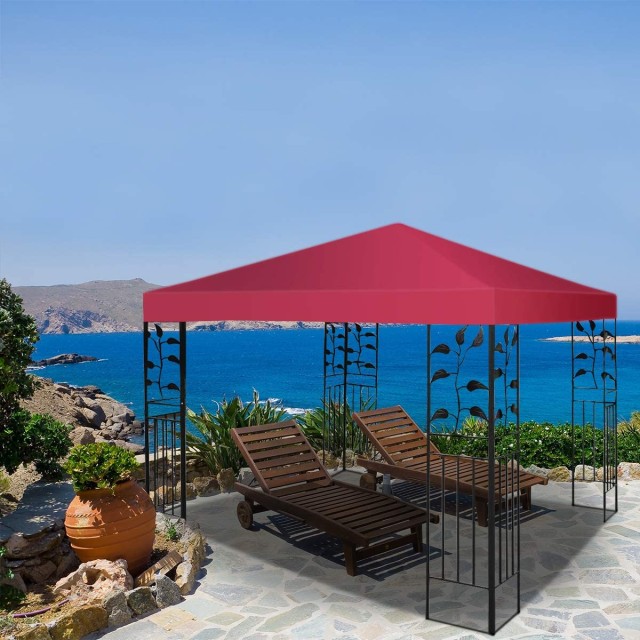 Costway  Ανθεκτική Τέντα Σκίασης 300 cm x 300 cm για Κιόσκια - Διαθ...