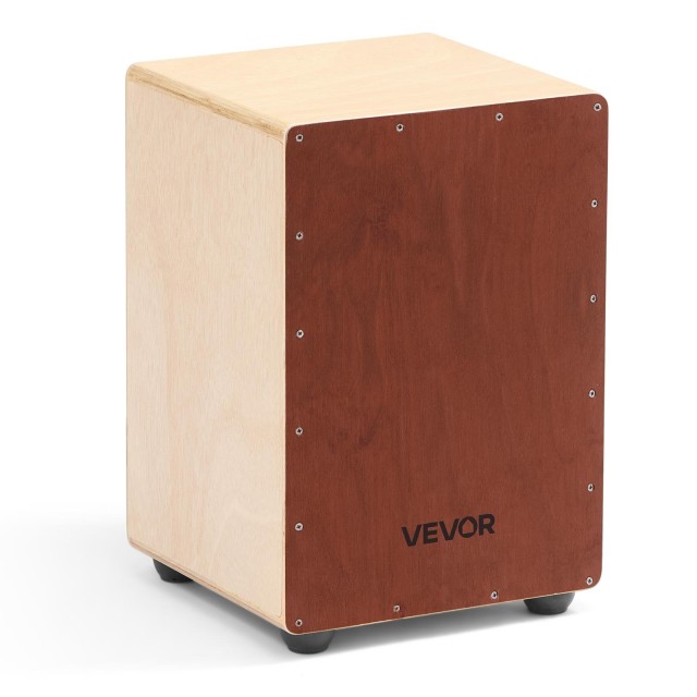 VEVOR Κρουστό Κιβώτιο Cajon από Ξύλο Σημύδας με Σύρματα Snare MXGJC...