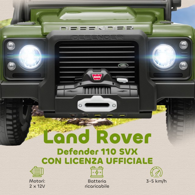AIYAPLAY Ηλεκτρικό Αυτοκίνητο για Παιδιά 3-5 Ετών Land Rover Επίσημ...