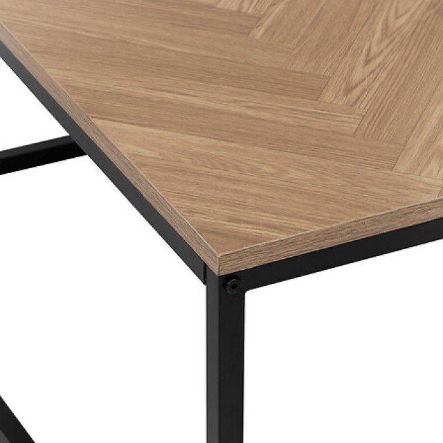 Τραπεζάκι Σαλονιού 80 x 80 x  40,5cm Φυσικό Ξύλο 193631 5Five Simply Smart
