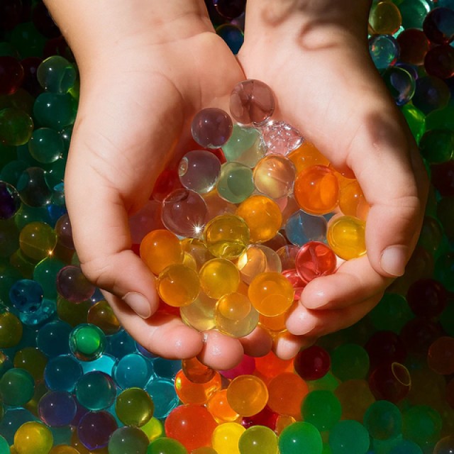 Kruzzel Χρωματιστά 50.000 τμχ. Υδρογέλη Σφαιρίδια 7.5 mm, για Διακό...