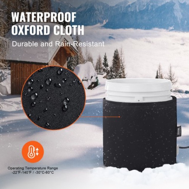 VEVOR Θερμαντήρας Μεταλλικού Δοχείου 5 Γαλ 250W με Θερμοστάτη TJRT... VEVOR Θερμαντήρας Μεταλλικού Δοχείου 5 Γαλ 250W με Θερμοστάτη TJRT...