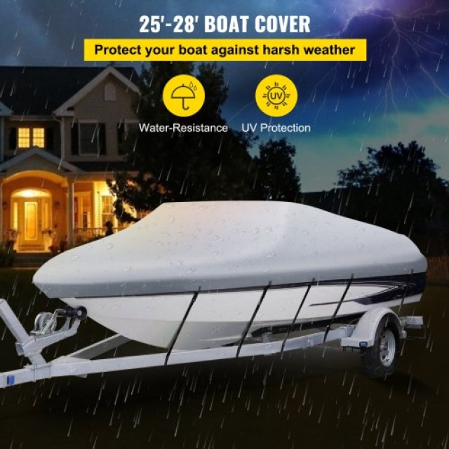 Αδιάβροχο Κάλυμμα Σκάφους VEVOR 25-28FT για Ταχύπλοα  Y25-28118600D21ZDV0