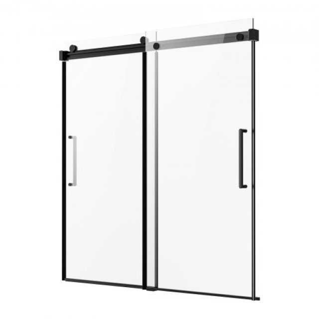 VEVOR Συρόμενη Πόρτα Μπανιέρας 56-60x60 εκ. TLYGM60W62HI3IDVNV0