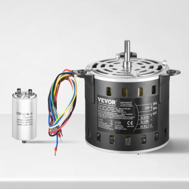 VEVOR Κινητήρας Φυσητήρα Καμίνου 1/3HP 220V 1.95A 1250RPM 3 Ταχυτήτ...